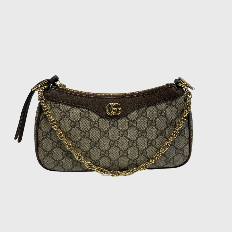 Gucci Ophidia Canvas Brown GHW