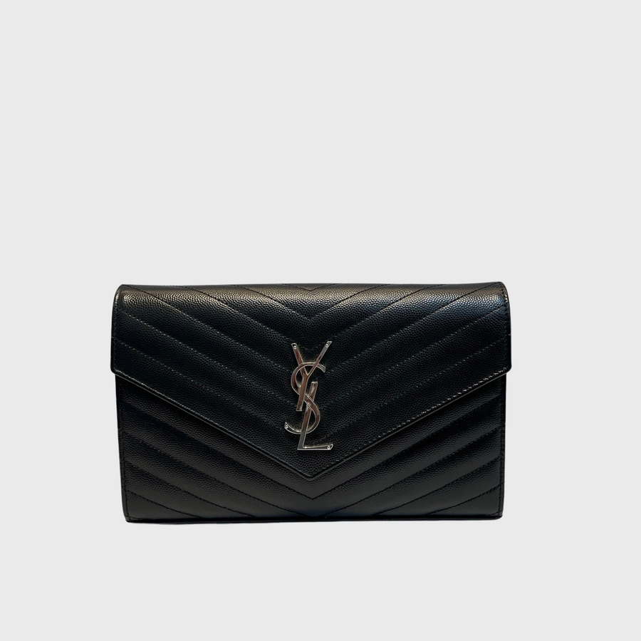 Saint Laurent WOC Calfskin Black ASHW