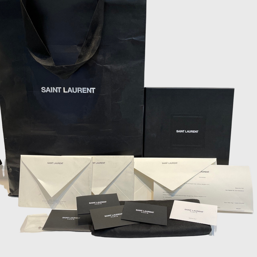 Saint Laurent WOC Calfskin Black ASHW