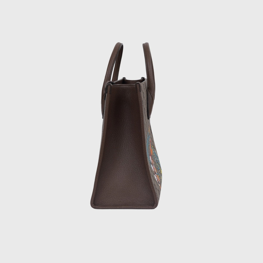 Gucci GG Tote bag (Disney Collection) Strap Medium Canvas Beige & Brown Ebony GHW