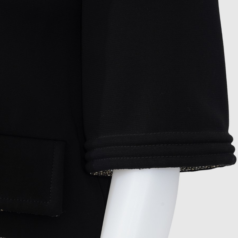 Chanel Black Jacket Blazer Black Cropped