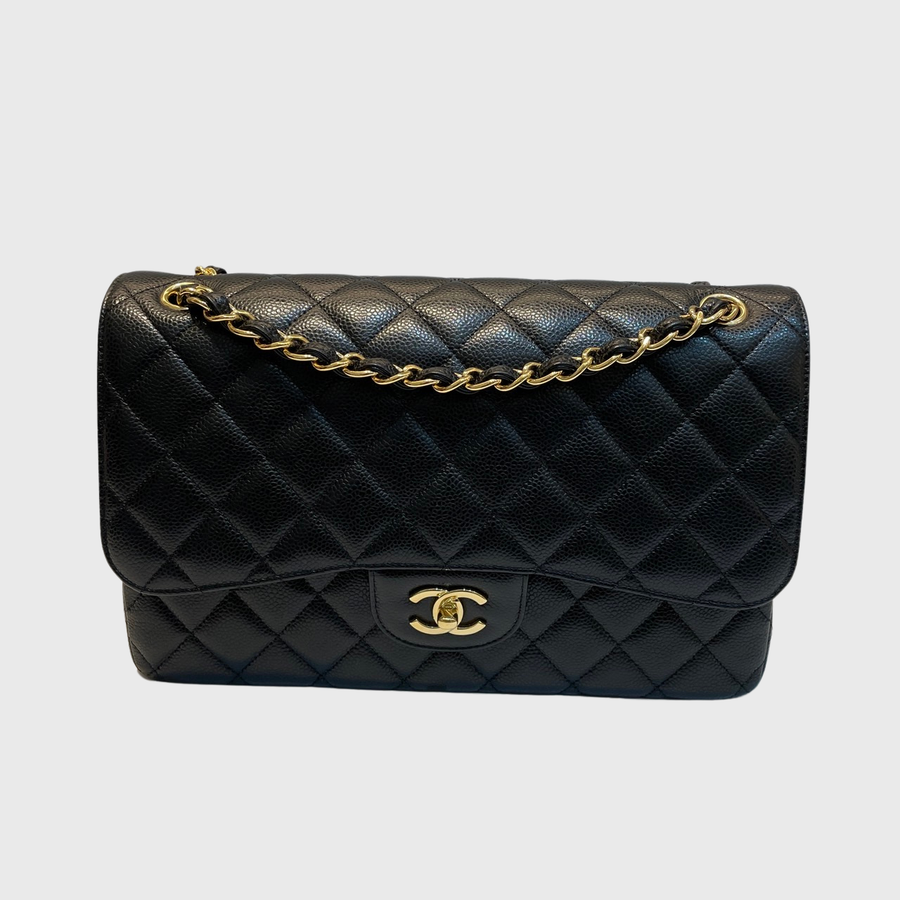 Chanel Classic Jumbo Caviar Black GHW