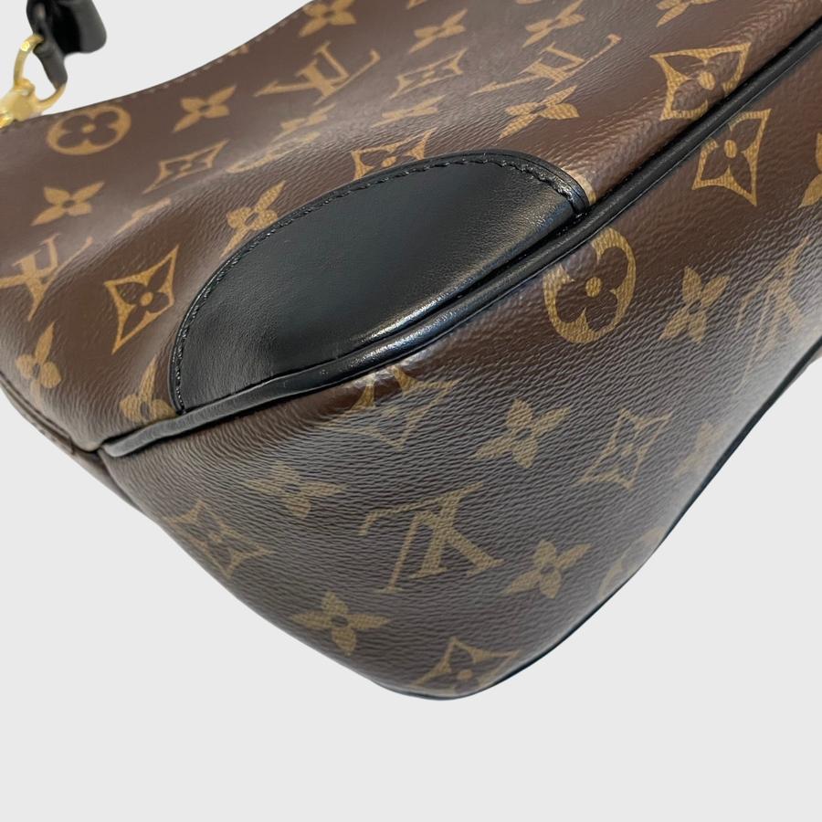 Louis Vuitton Boulogne Shoulder Bag Canvas Brown GHW