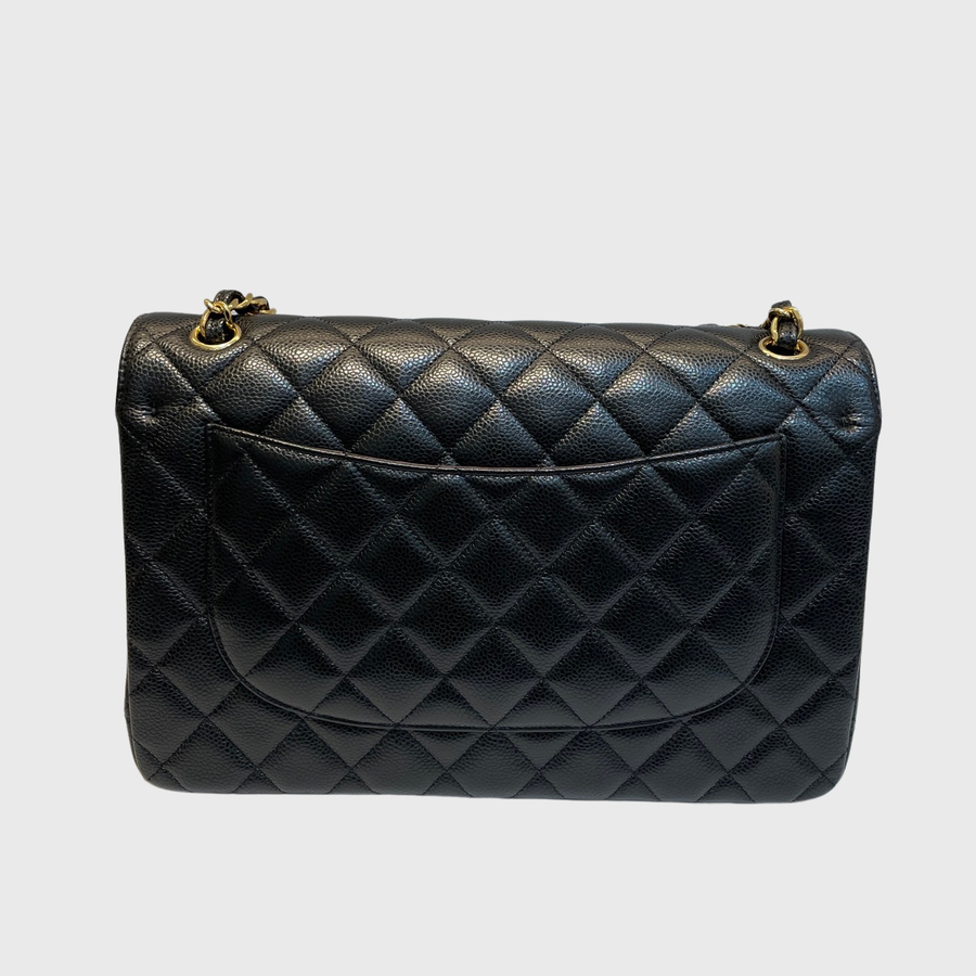 Chanel Classic Jumbo Caviar Black GHW