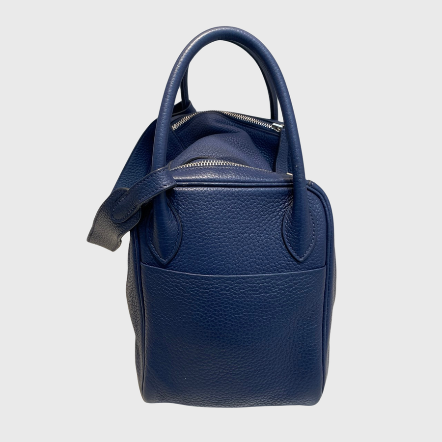 Hermes Lindy Clemence Bleu Saphire PHW