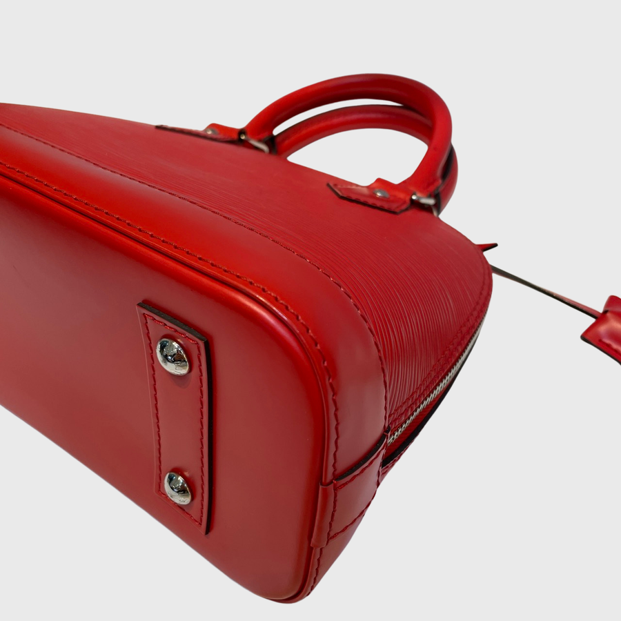 Louis Vuitton Alma Epi Leather Red SHW
