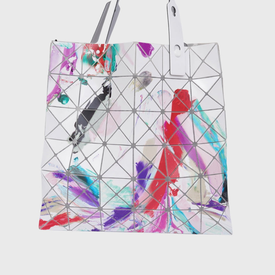 Issey Miyake Palette Tote Medium PVC Polyester White SHW