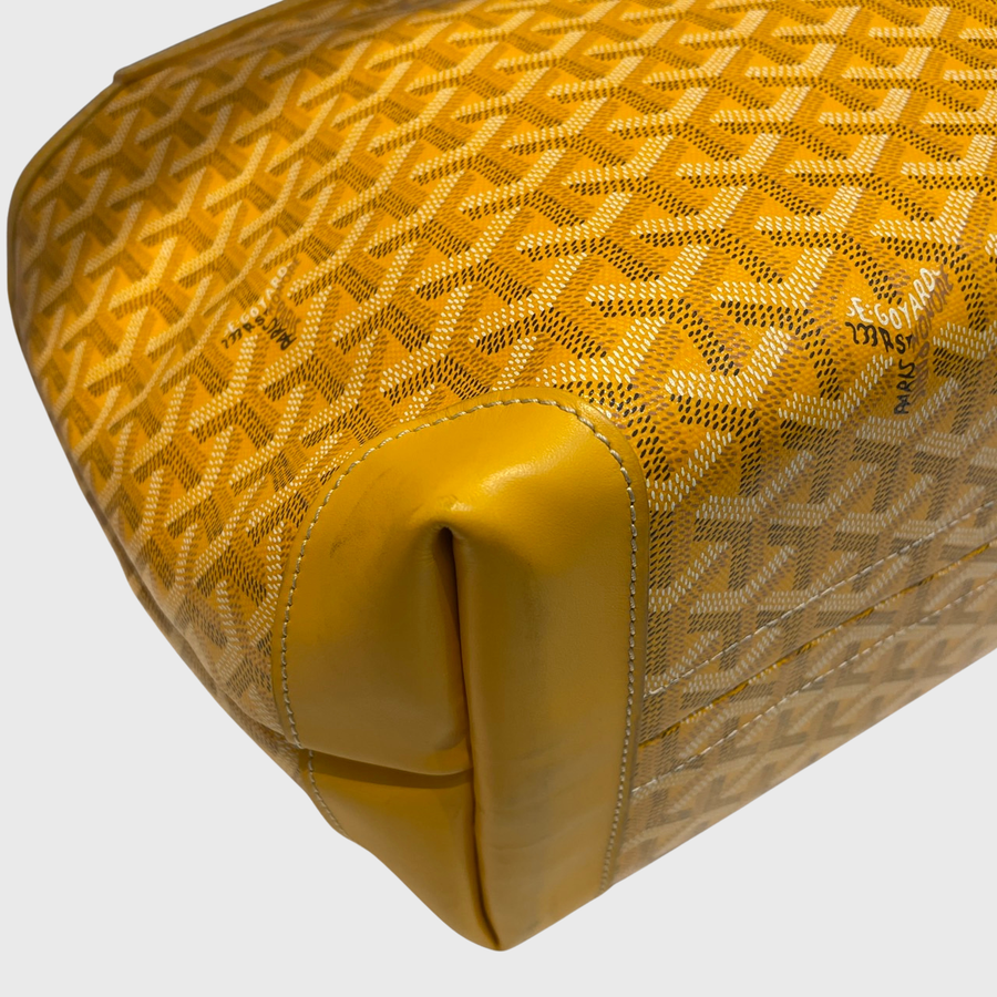Goyard Bellechasse Bag Canvas Yellow