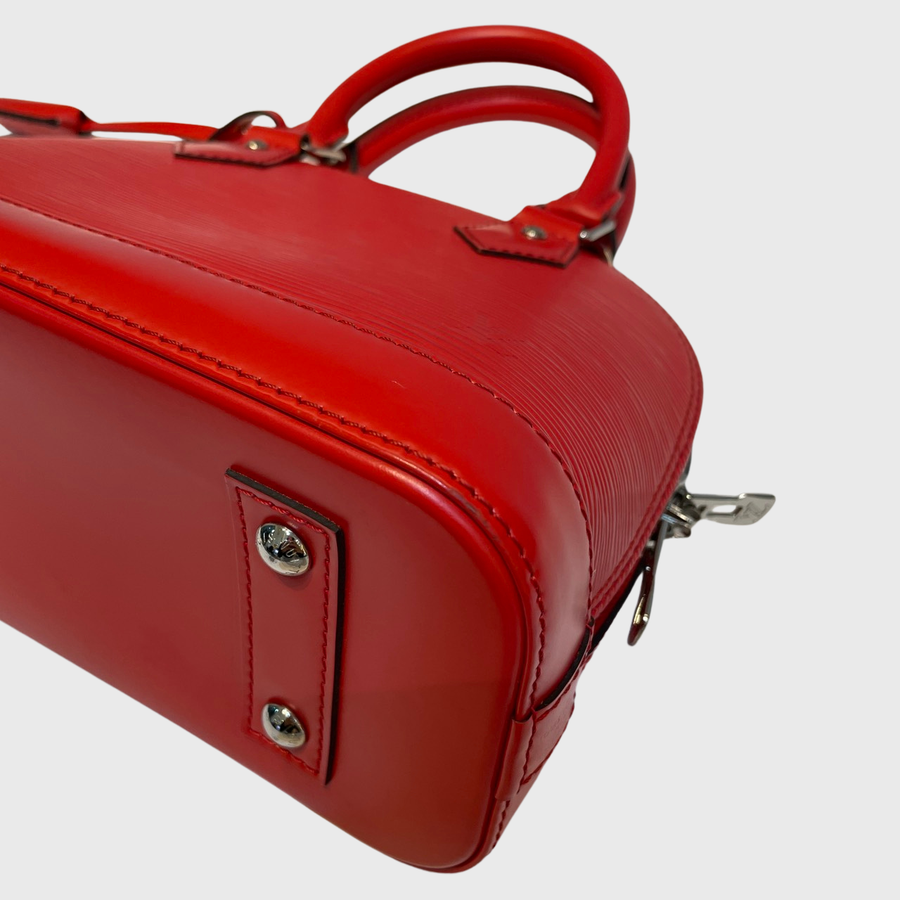 Louis Vuitton Alma Epi Leather Red SHW