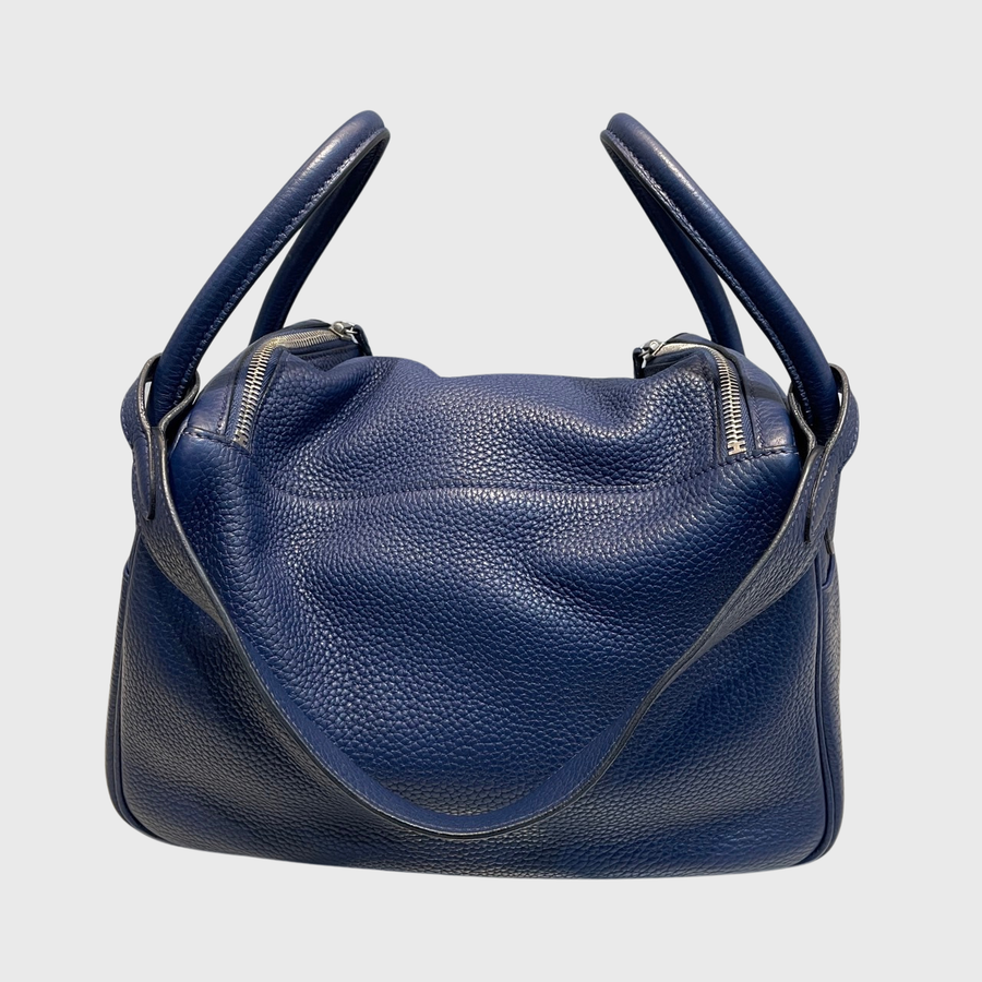 Hermes Lindy Clemence Bleu Saphire PHW