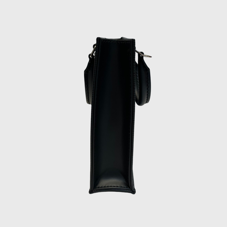 Louis Vuitton Petit Sac Plat Epi Leather Black SHW