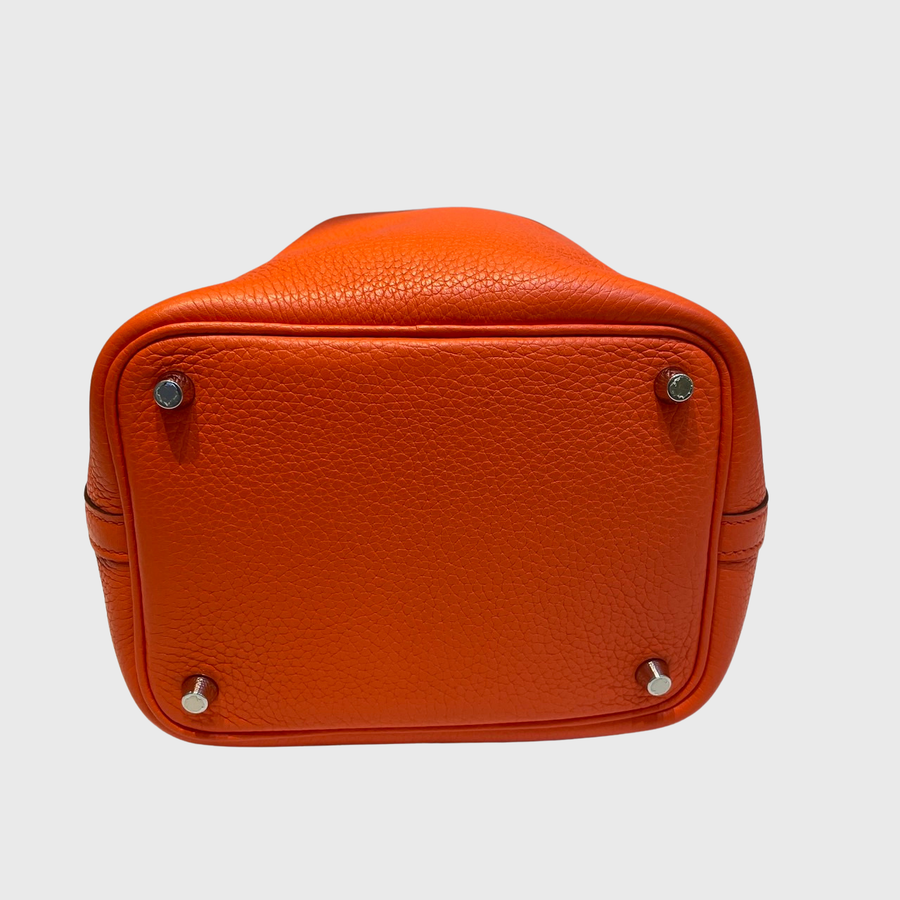 Hermes Picotin Togo Orange PHW