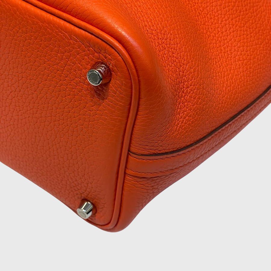 Hermes Picotin Togo Orange PHW