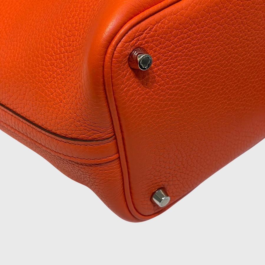 Hermes Picotin Togo Orange PHW