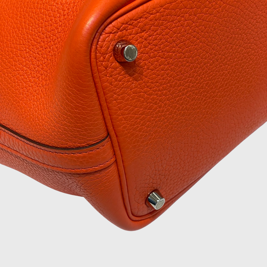 Hermes Picotin Togo Orange PHW