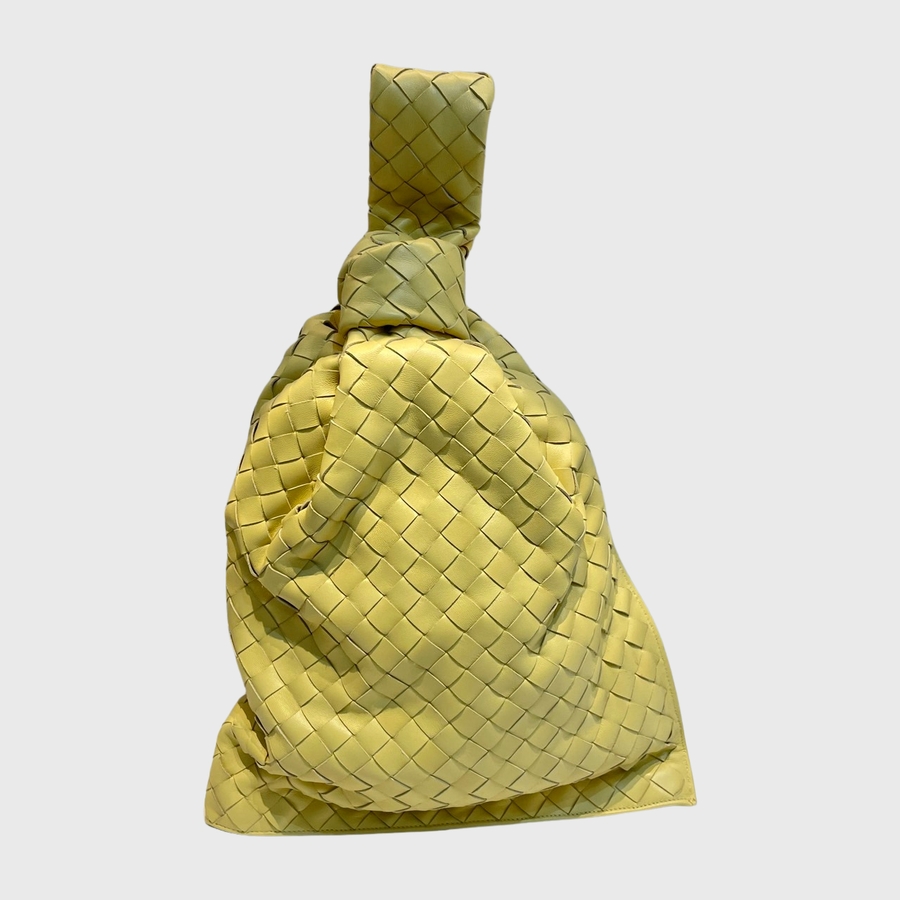 Bottega Veneta BV Twist Bag Lambskin Yellow