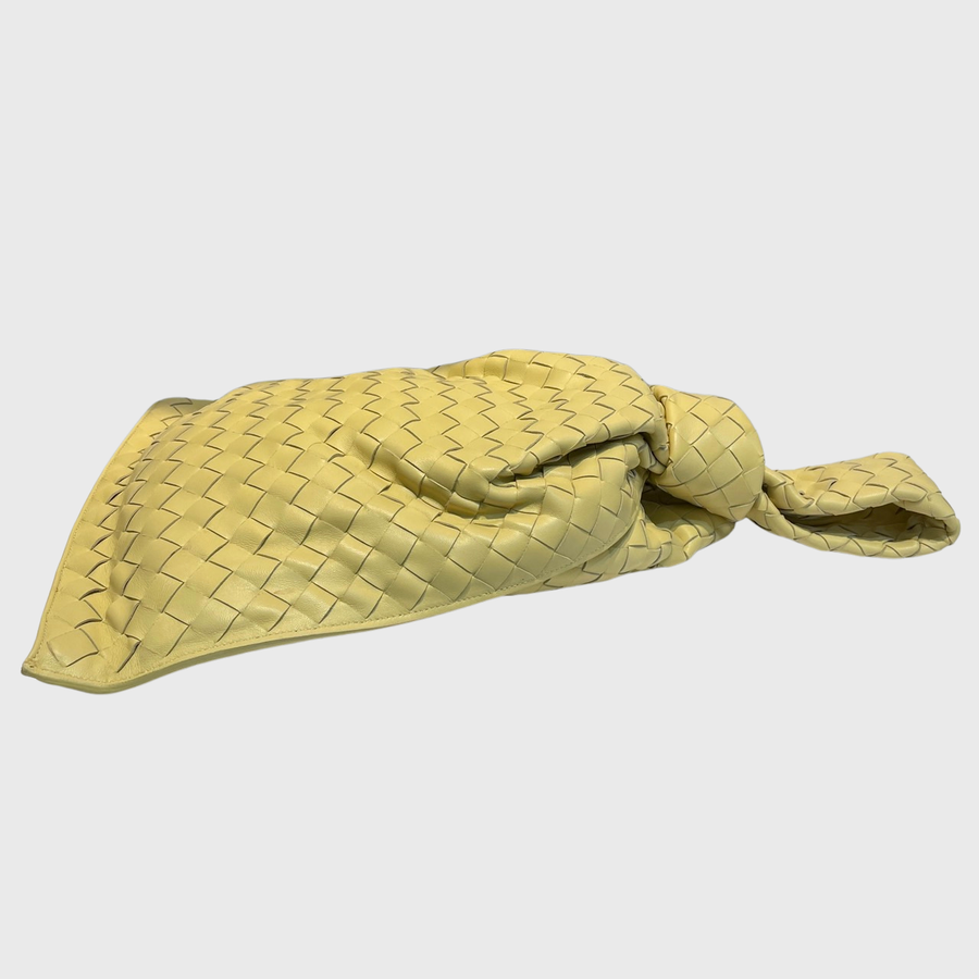 Bottega Veneta BV Twist Bag Lambskin Yellow