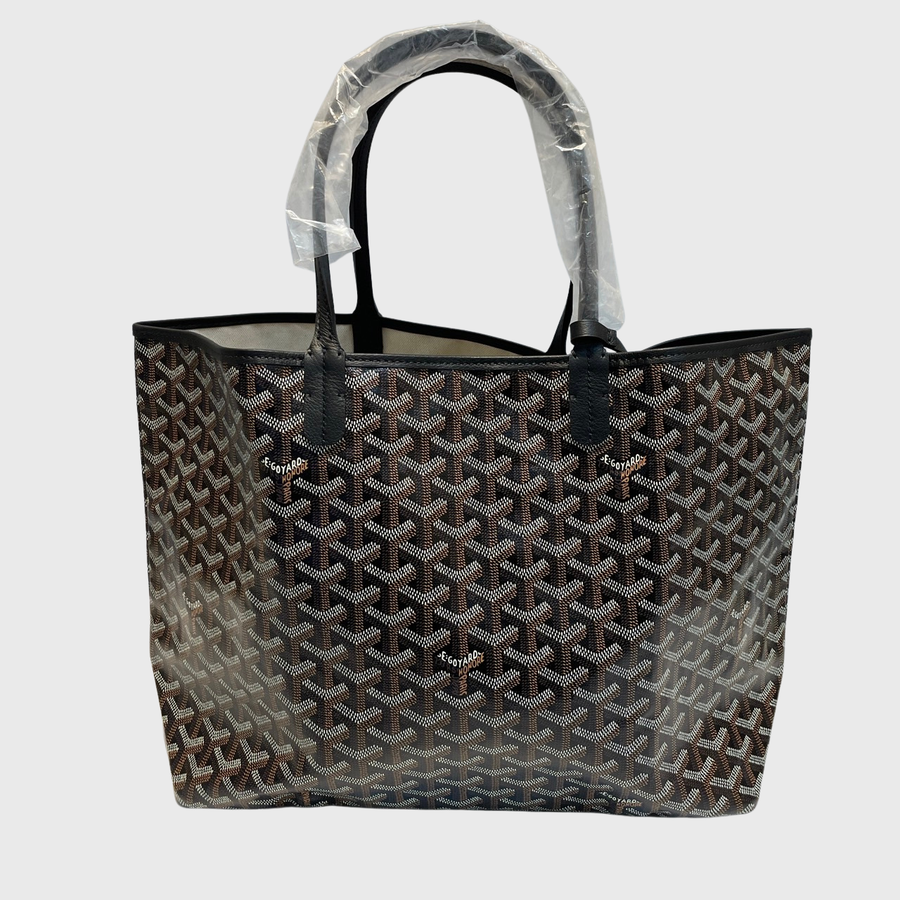 Goyard Saint Louis Tote Canvas Black SHW