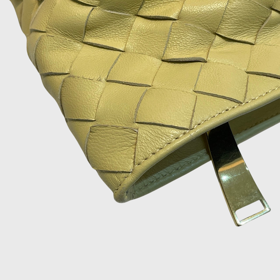 Bottega Veneta BV Twist Bag Lambskin Yellow