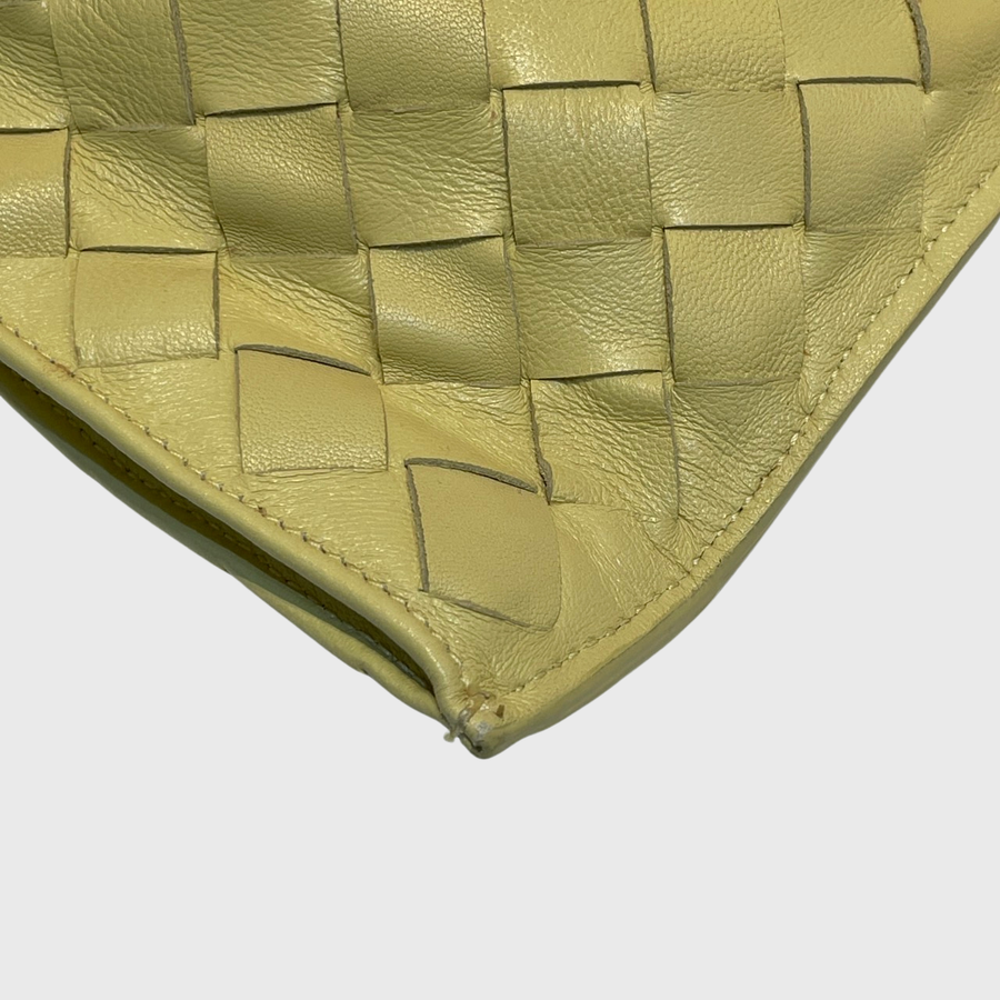 Bottega Veneta BV Twist Bag Lambskin Yellow