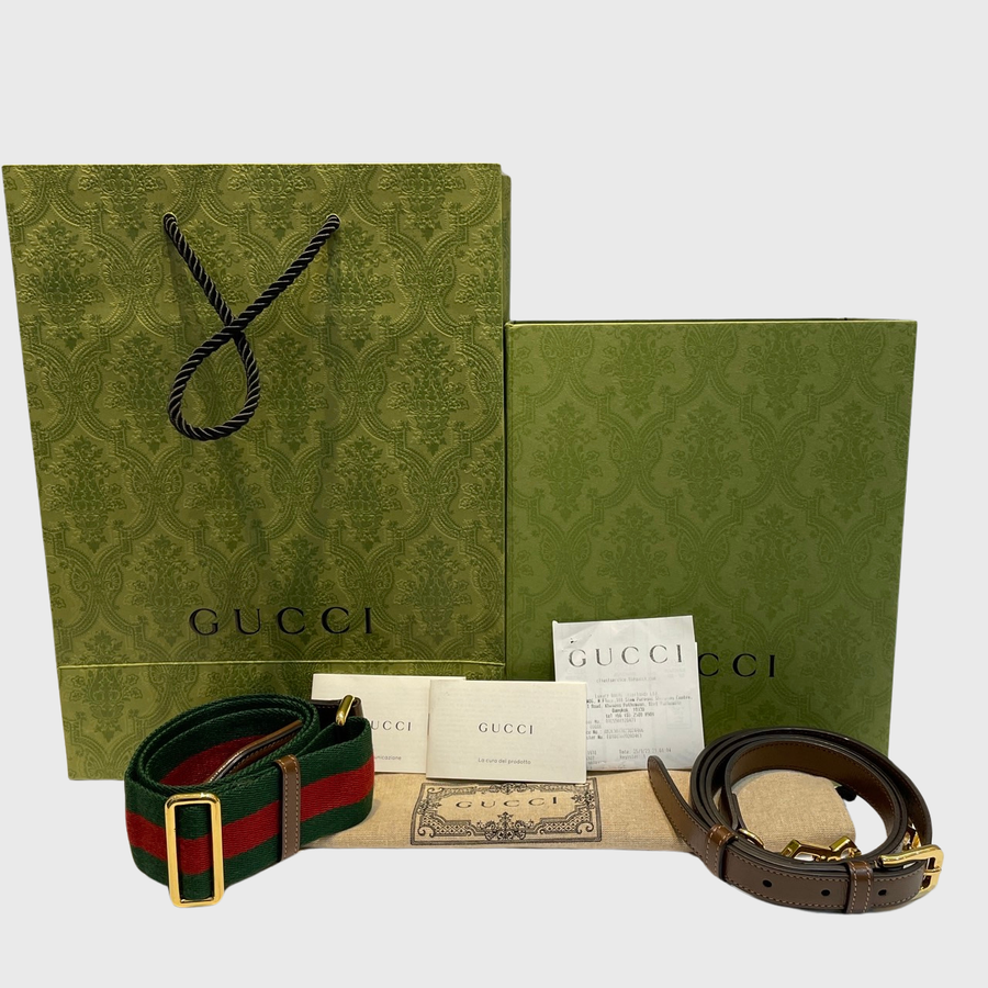 Gucci 1955 Horsebit Canvas Monogram GHW