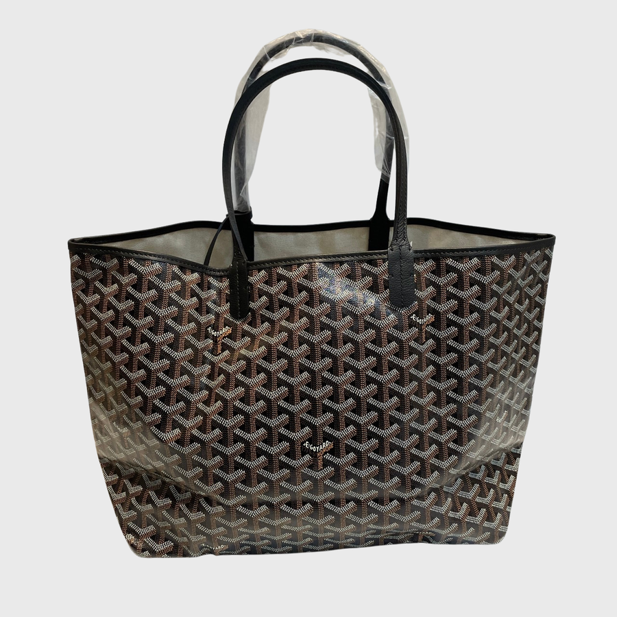 Goyard Saint Louis Tote Canvas Black SHW