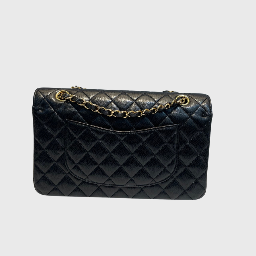 Chanel Classic 10 Caviar Black GHW