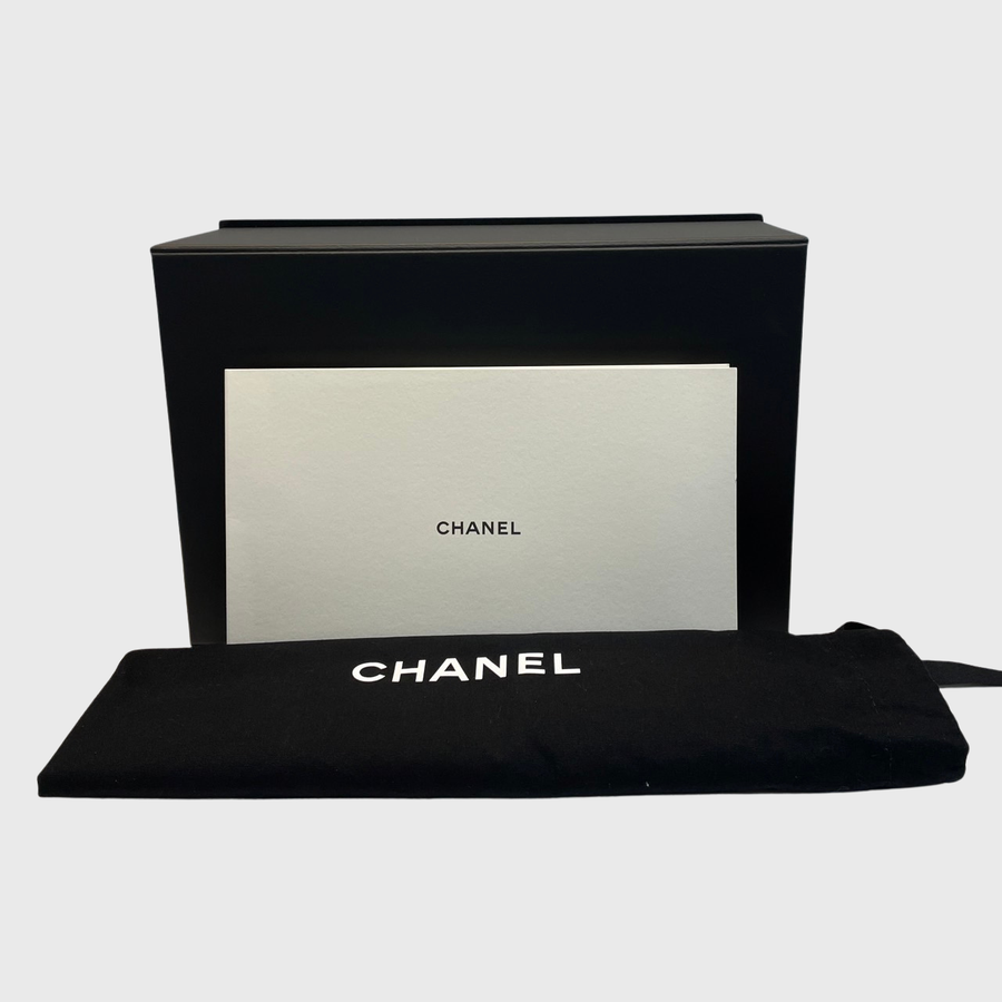 Chanel CC Top Handle Lambskin Black GHW