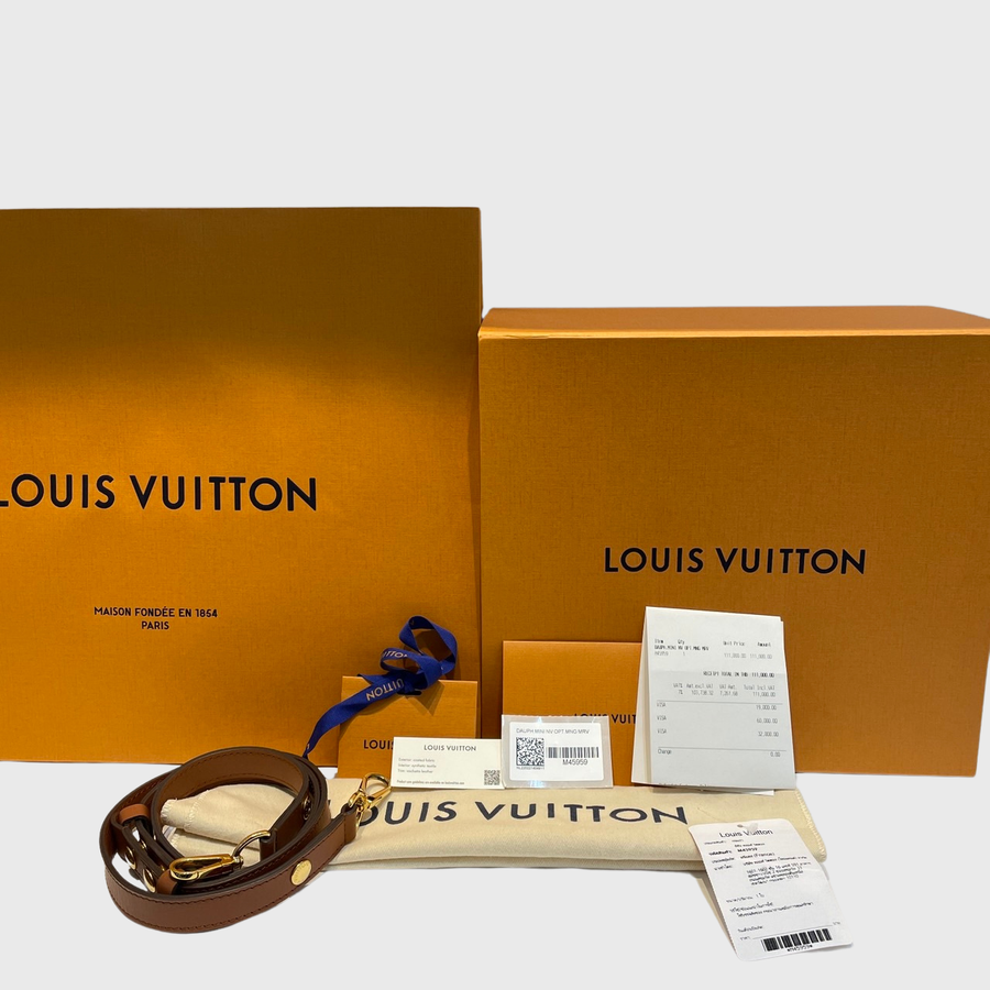 Louis Vuitton Dauphine Canvas Brown GHW