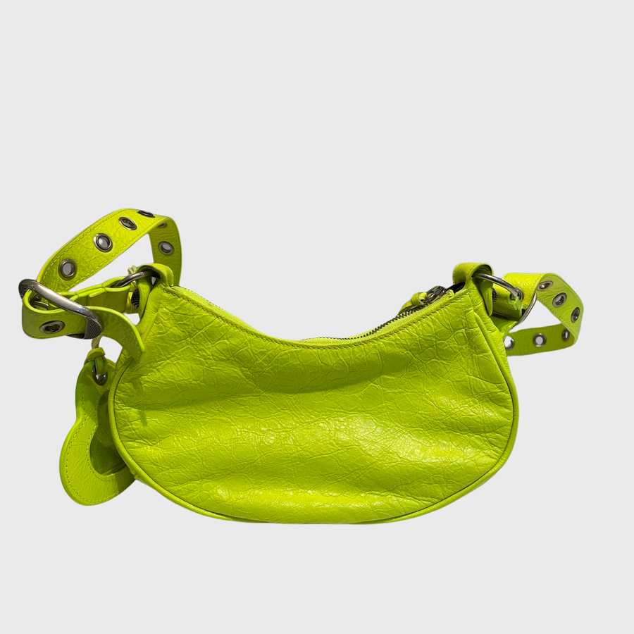 Balenciaga Le Cagole Lambskin Neon SHW