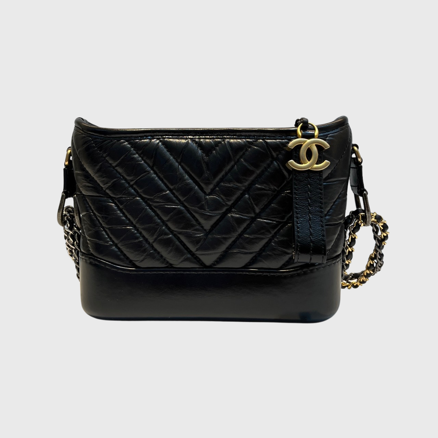 Chanel Gabrielle Calfskin Black GHW