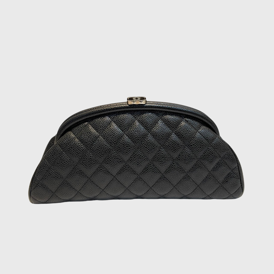 Chanel Timeless Clutch Caviar Black SHW