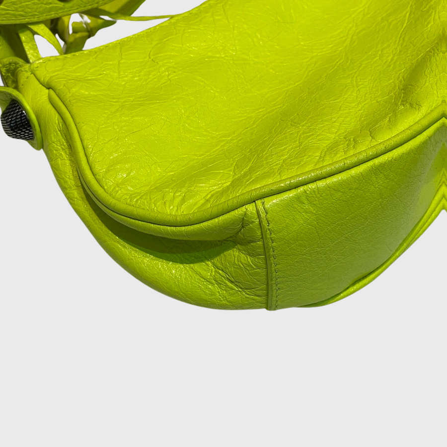 Balenciaga Le Cagole Lambskin Neon SHW