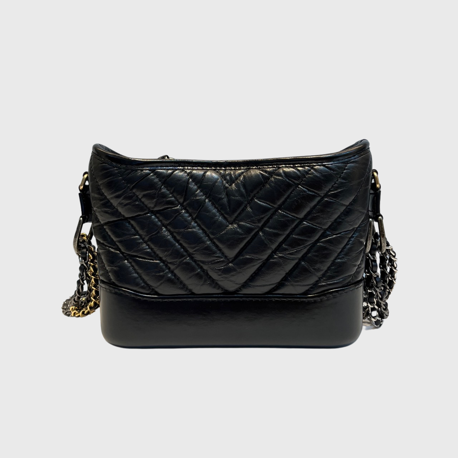 Chanel Gabrielle Calfskin Black GHW