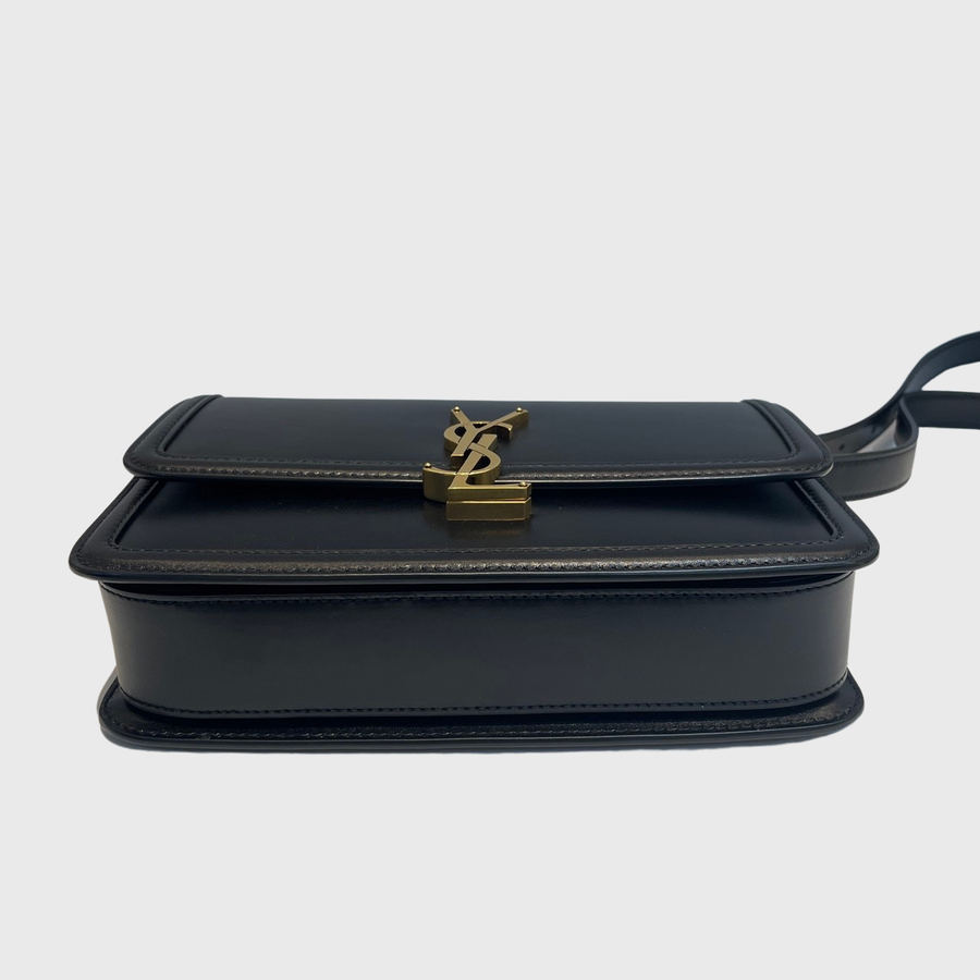 Saint Laurent Solferino Bag Calfskin Black GHW