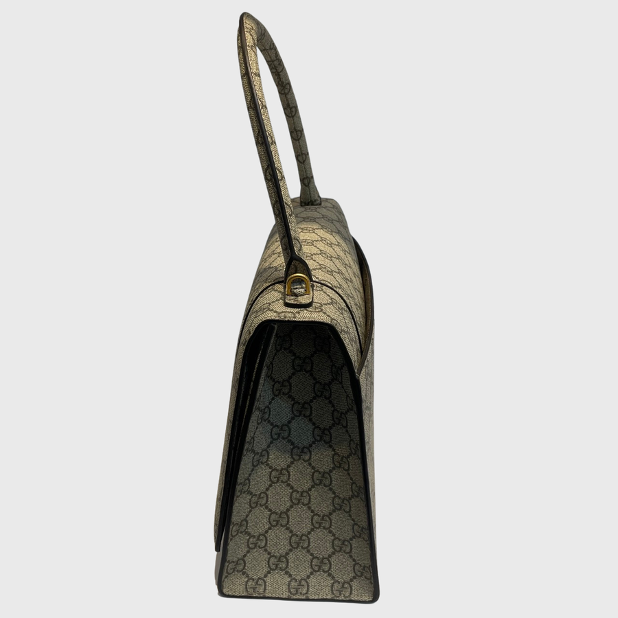 Gucci x Balenciaga Hacker Hourglass Bag Canvas Beige GHW – Perrine