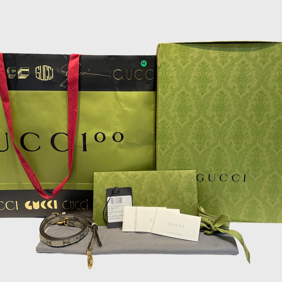 Gucci The Hacker Project Hourglass Canvas Beige GHW