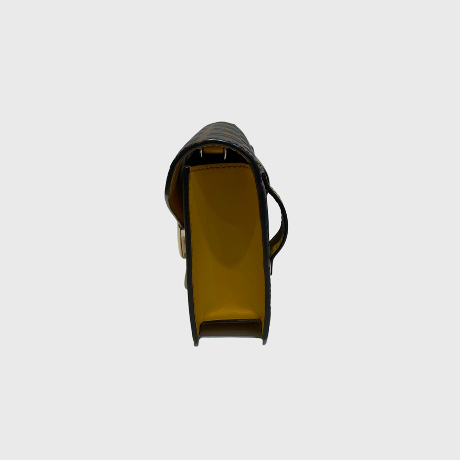 Fendi Vitello Liberty Leather Yellow SHW
