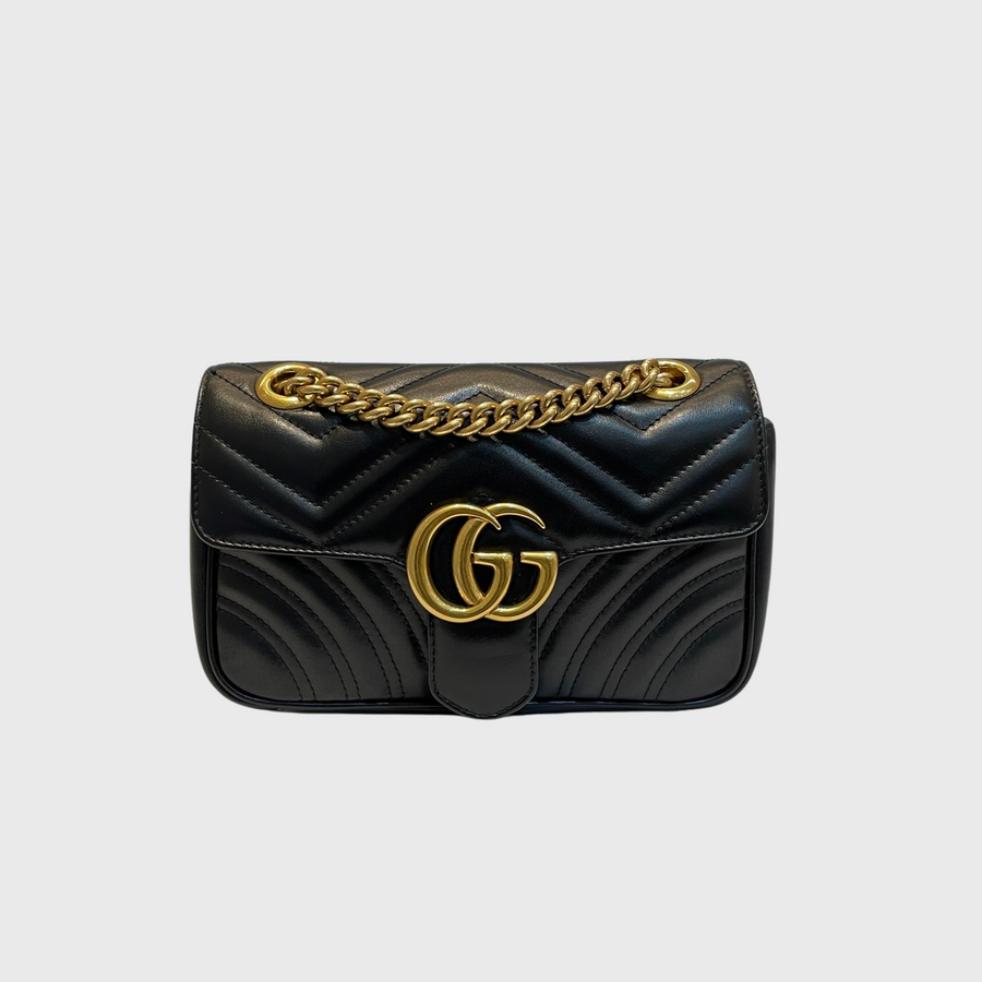 Gucci GG Marmont Calfskin Black GHW