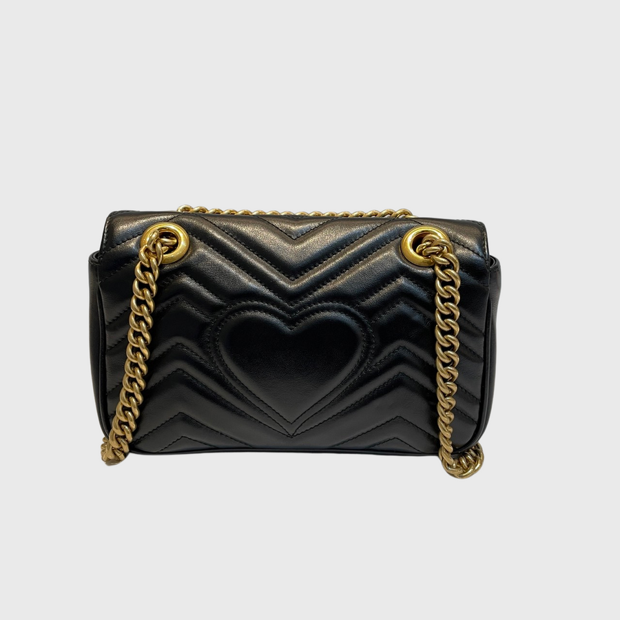 Gucci GG Marmont Calfskin Black GHW