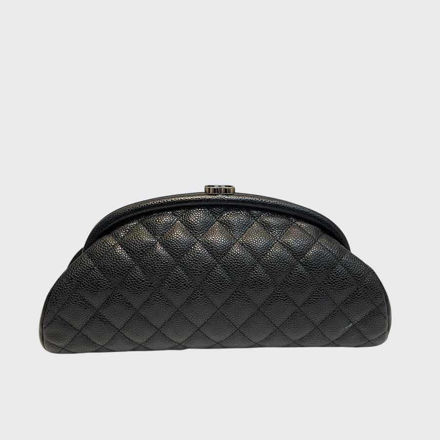 Chanel Timeless Clutch Caviar Black SHW