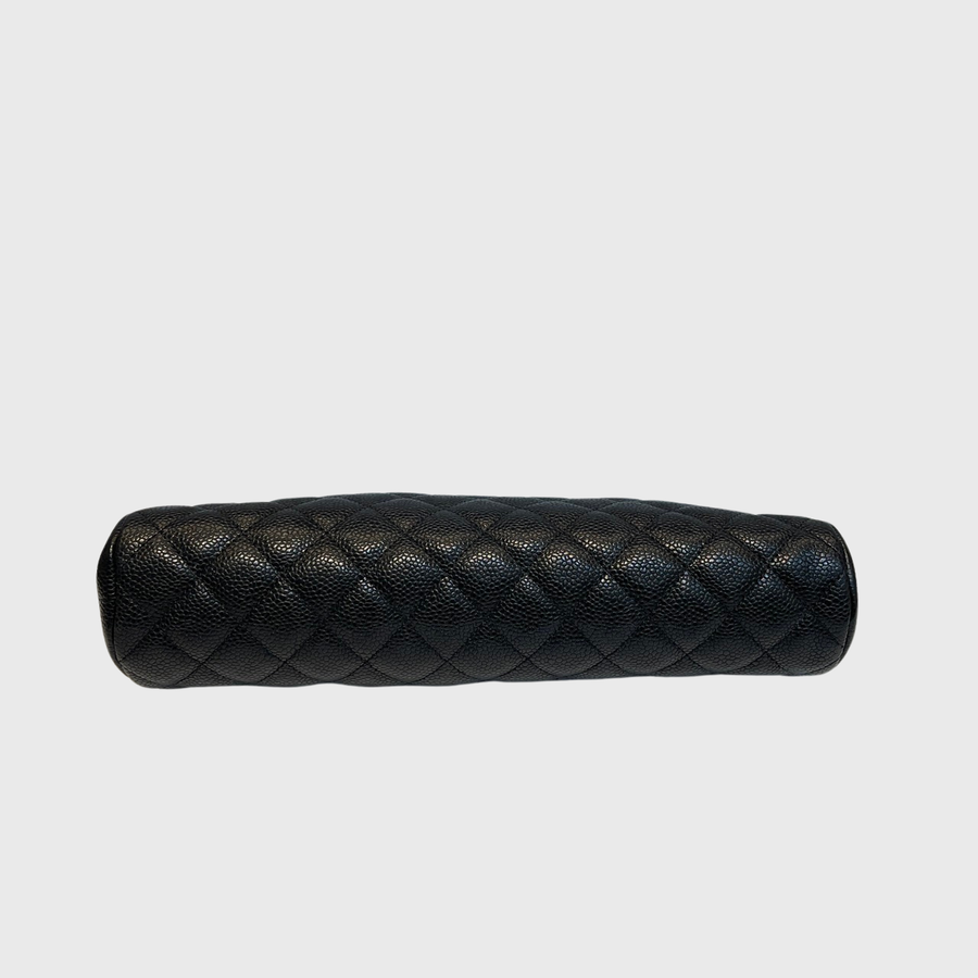 Chanel Timeless Clutch Caviar Black SHW