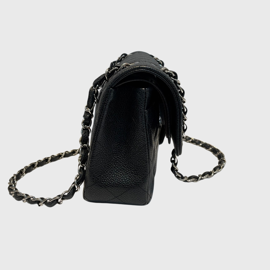 Chanel Classic 9 Caviar Black SHW