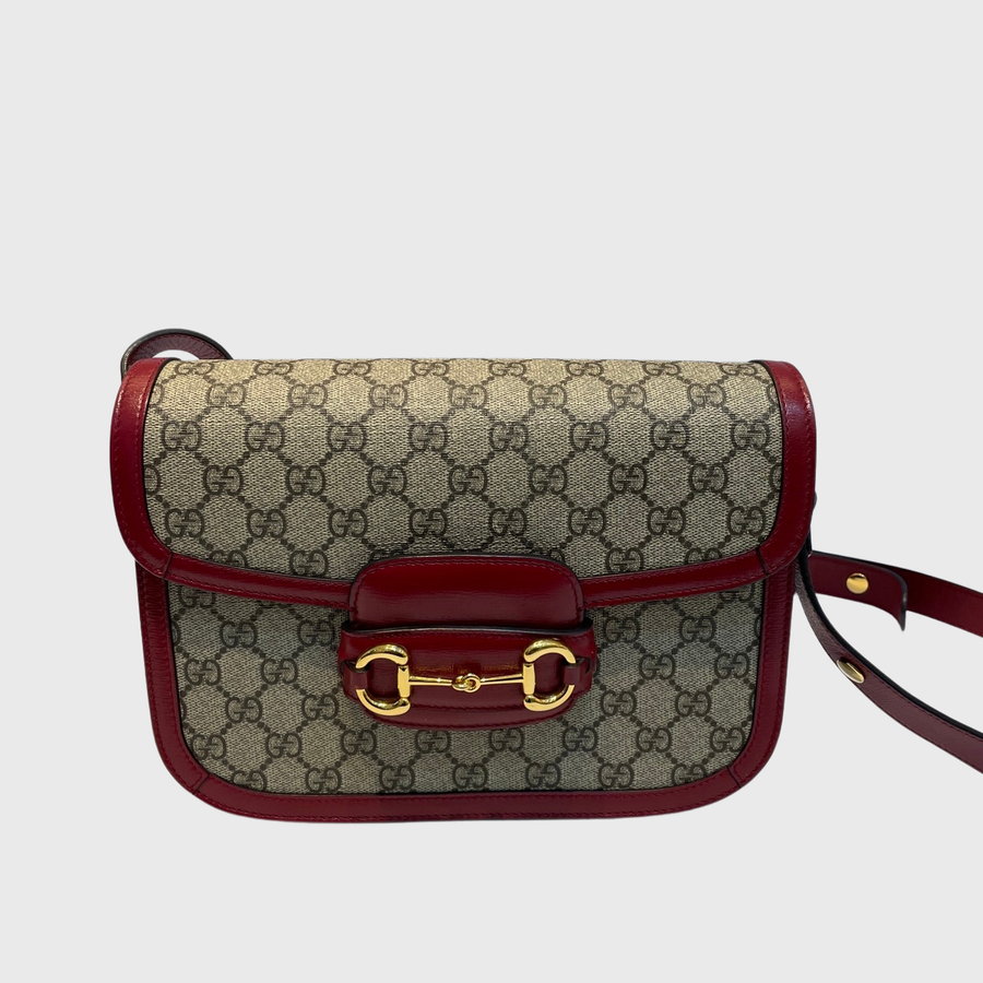 Gucci 1955 Horsebit Canvas Red GHW