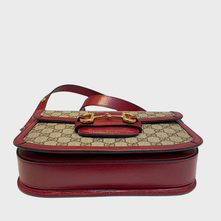 Gucci 1955 Horsebit Canvas Red GHW