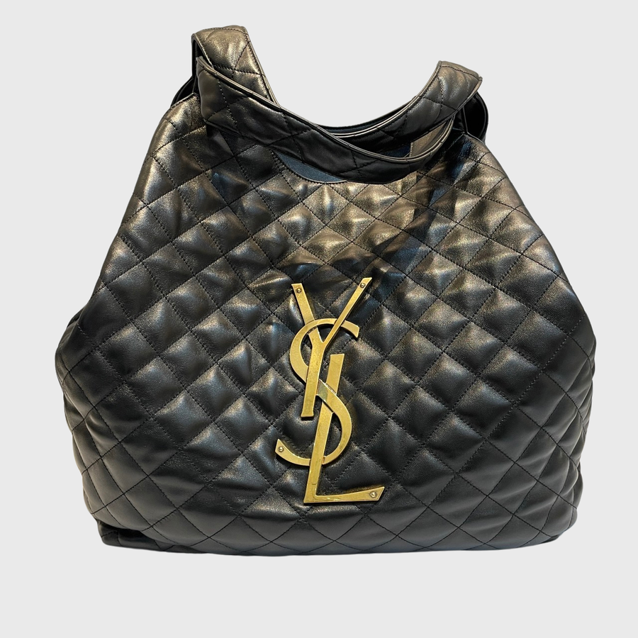 Saint Laurent Icare Maxi Shopping Bag In Quilted Lambskin Lambskin