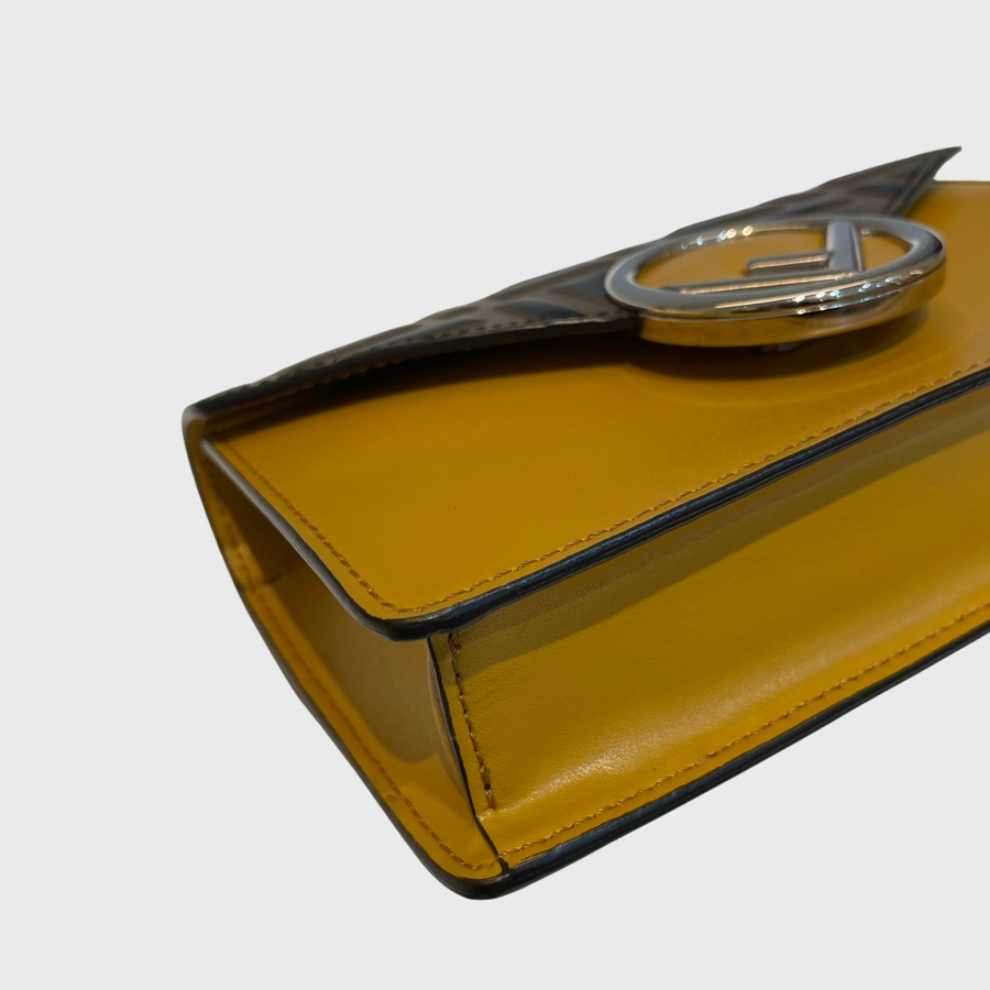 Fendi Vitello Liberty Leather Yellow SHW