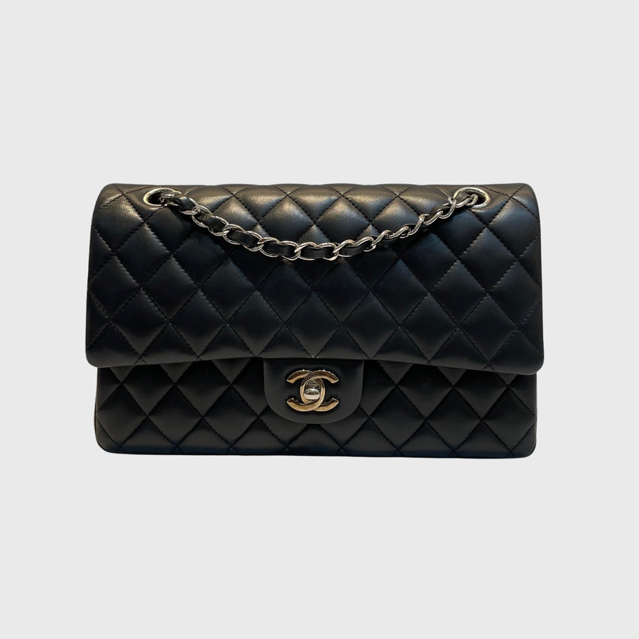 Chanel Classic Lambskin Black SHW