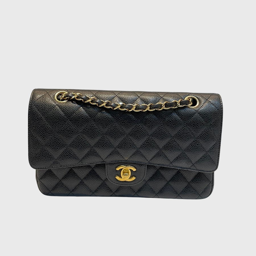 Chanel Classic Caviar Black GHW