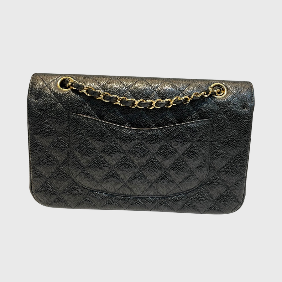 Chanel Classic Caviar Black GHW